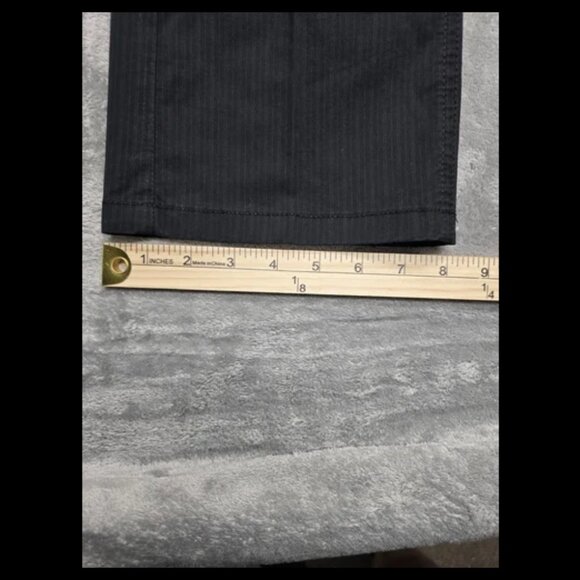 ESprit Jeans Women US 8 Bern Black W/ Pin Stripe Stretch NWT - Picture 6 of 14